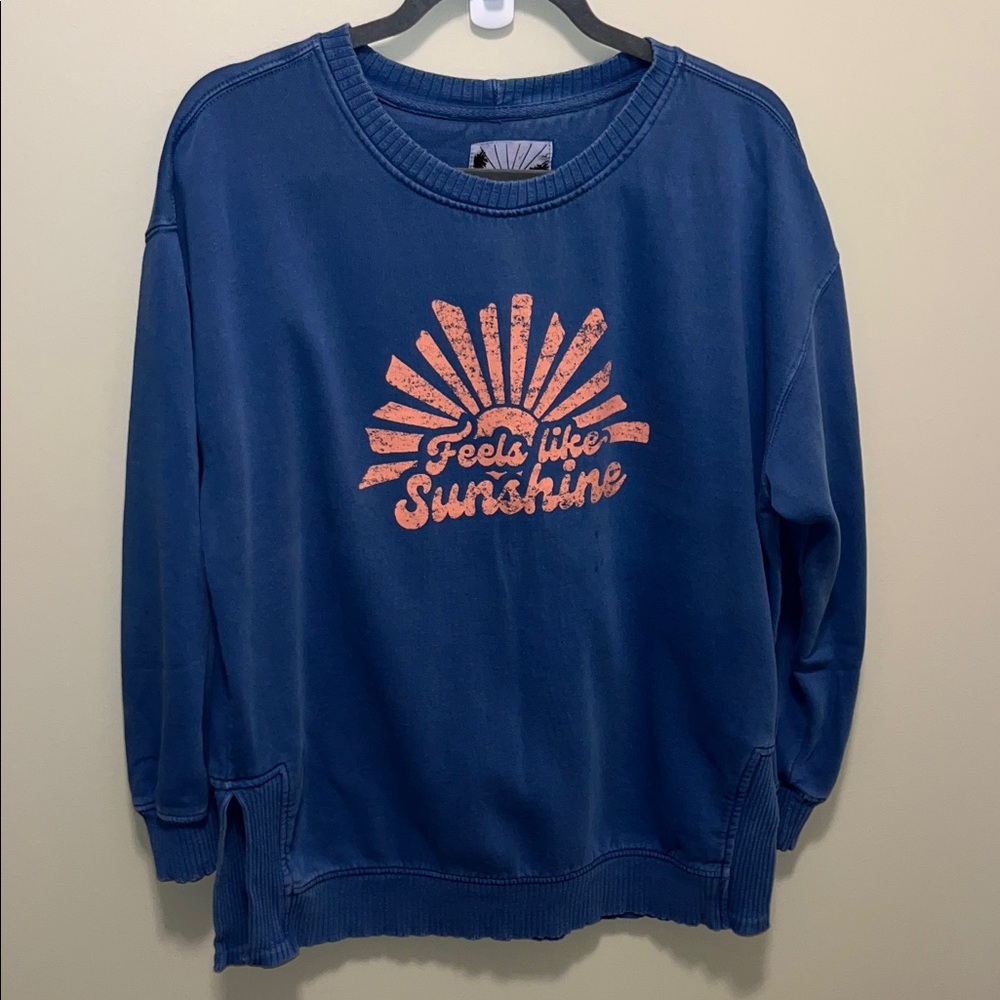 C&C California Blue Graphic Sweatshirt
